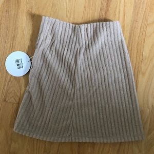 Princess Polly Beige Mini Skirt